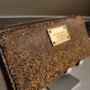 Michael Kors Leather Brown Wallet